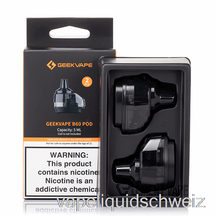 Geek Vape B60 Aegis Boost 2 Ersatzkapseln 5 Ml B60 Aegis Boost 2 Ersatzkapseln Vape Schweiz